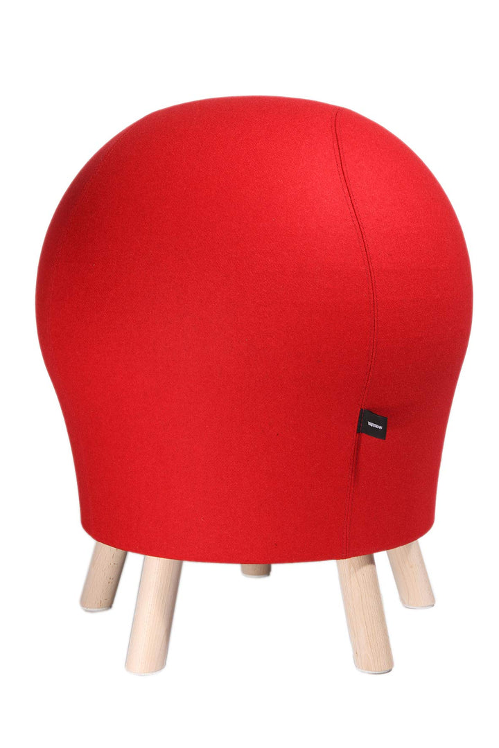 Topstar Sitness 5 Alpine Sitzhocker, Stoff, rot, Rot