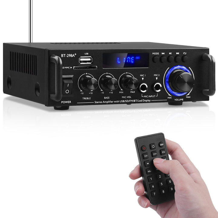 HiFi-Verstärker BT-298A+ Bluetooth5.0 Mini Stereo-Audioverstärker Receiver 2 Kanäle 40W x 2 Digitale