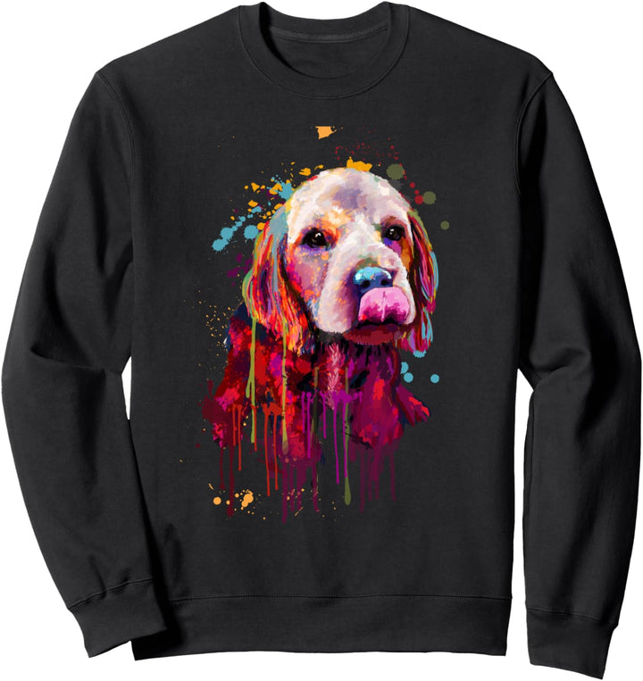Englische Cocker Spaniel Hund für Cocker Spaniel Mama Sweatshirt