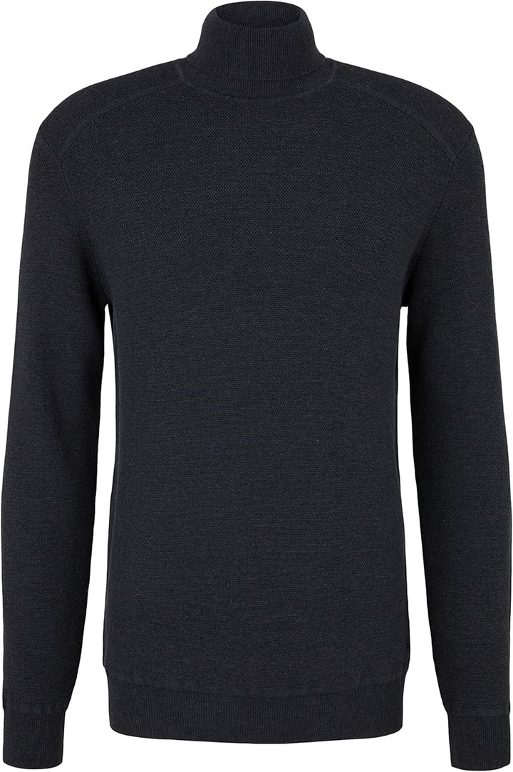 TOM TAILOR Herren 1033684 Basic Rollkragenpullover, 10304 - Blue Grey