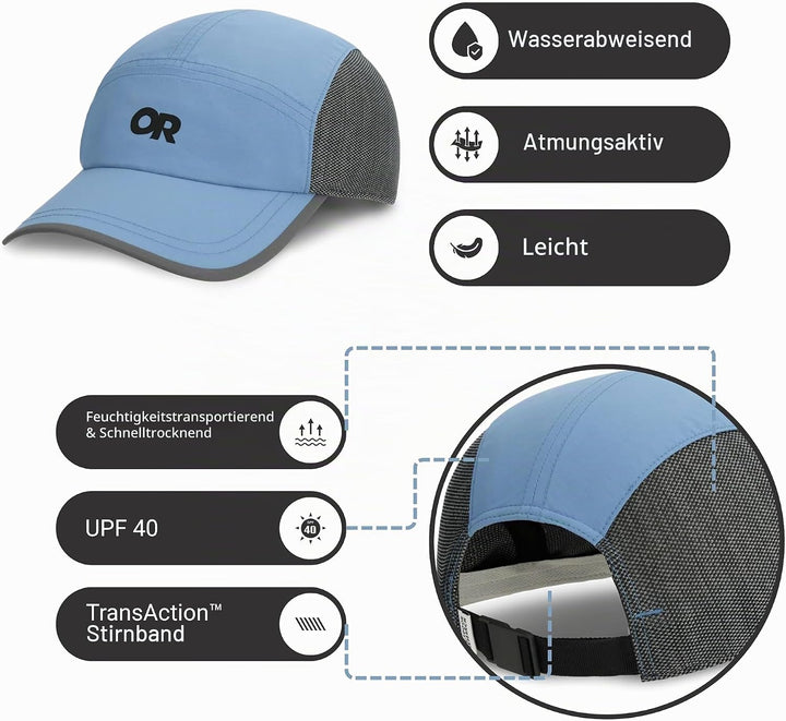 Outdoor Research Erwachsene (Unisex) Verschluss Swift Cap Einheitsgrösse Cenote Reflective, Einheits