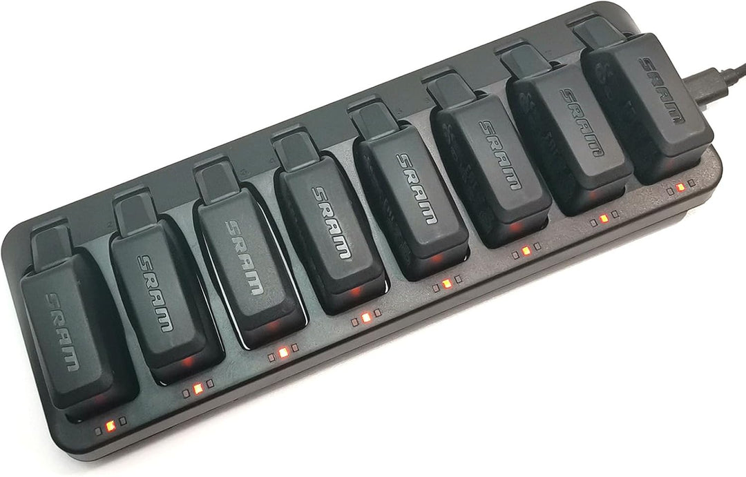 BININIU Akku Ladegerät für SRAM Red eTap AXS Akku/Batterie[ohne Akku] Standard-Typ 8 Port, Standard-