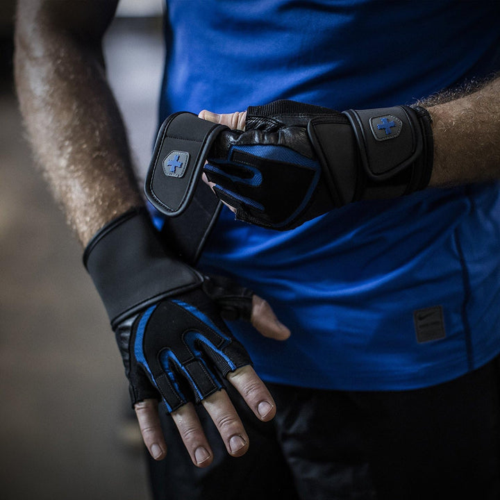 Harbinger Red Line Gewichtheber Handgelenk Wraps, 1 paar Trainingshandschuh mit Handgelenkwickel M,