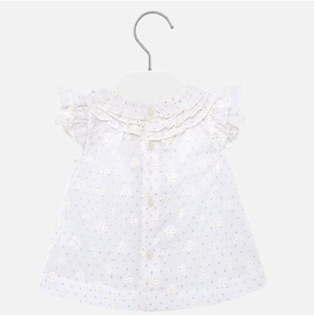 Mayoral Baby-T-Shirt, T-Shirt für Mädchen und Jungen, 6-24 Monate, Kurzarm, Rosa und Gelb, Baumwolle