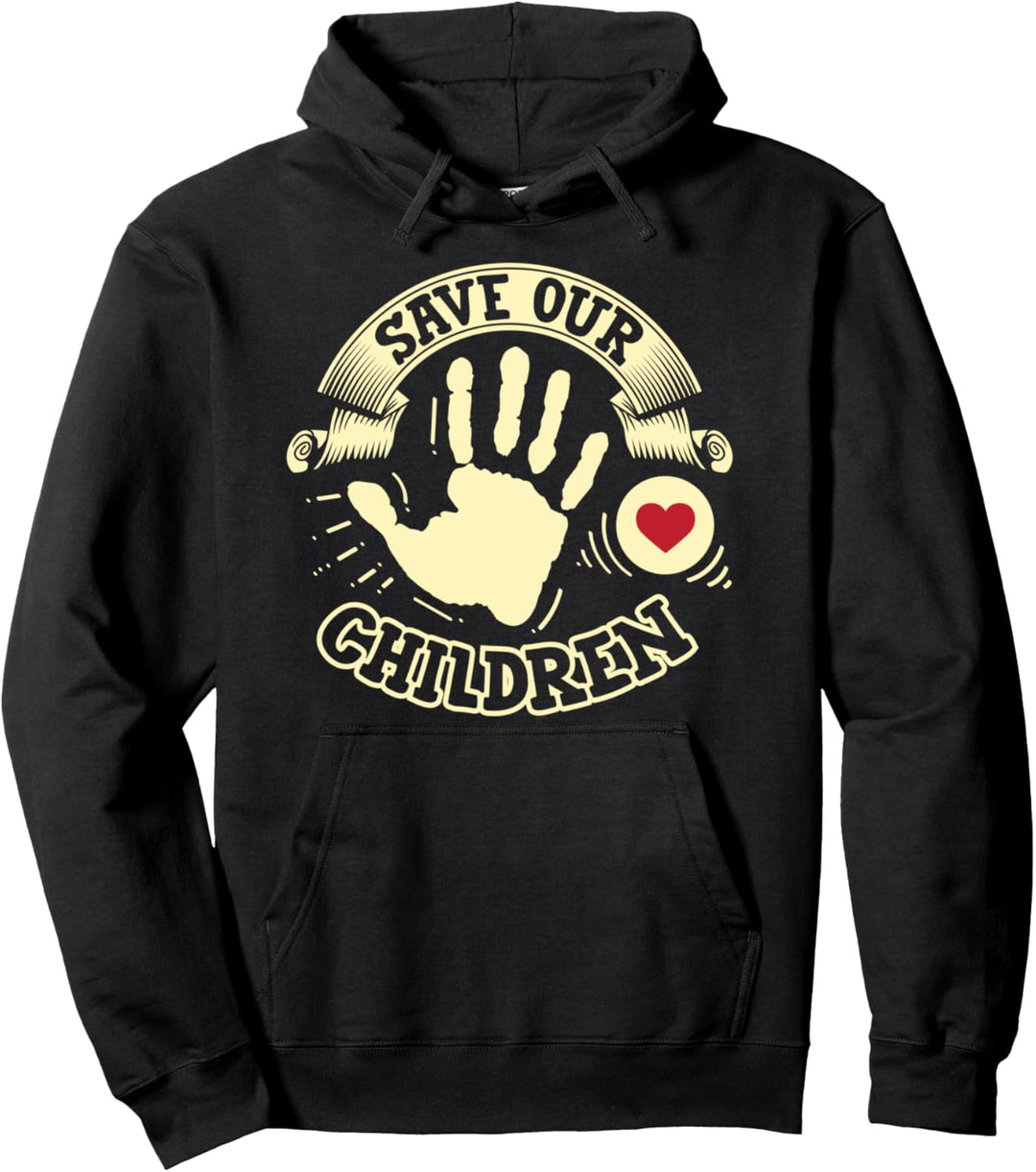 Monatsgeschenk "Save Our Children Awareness" (Rettet unsere Pullover Hoodie