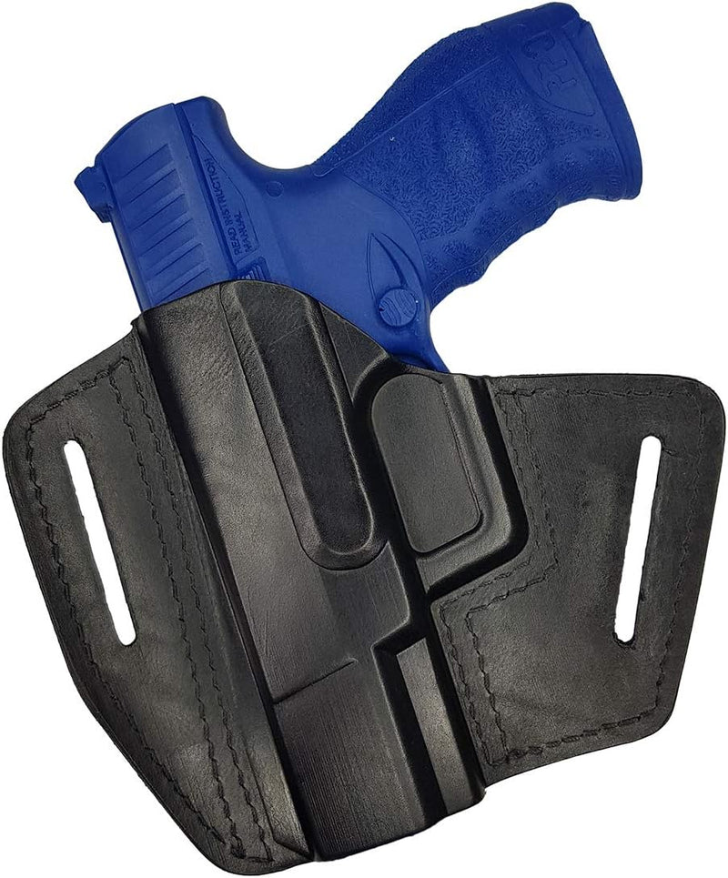 VlaMiTex U5 Leder Schnellziehholster Holster für Walther P99 PPQ M2 PDP Lauf 4 Zoll und Smith and We