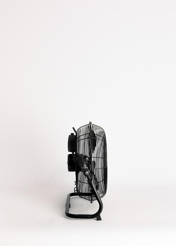 CREATE / AIR FLOOR RETRO/Industrieller Bodenventilator/Schwarzer Ventilator, 12 Zoll, starker Luftst