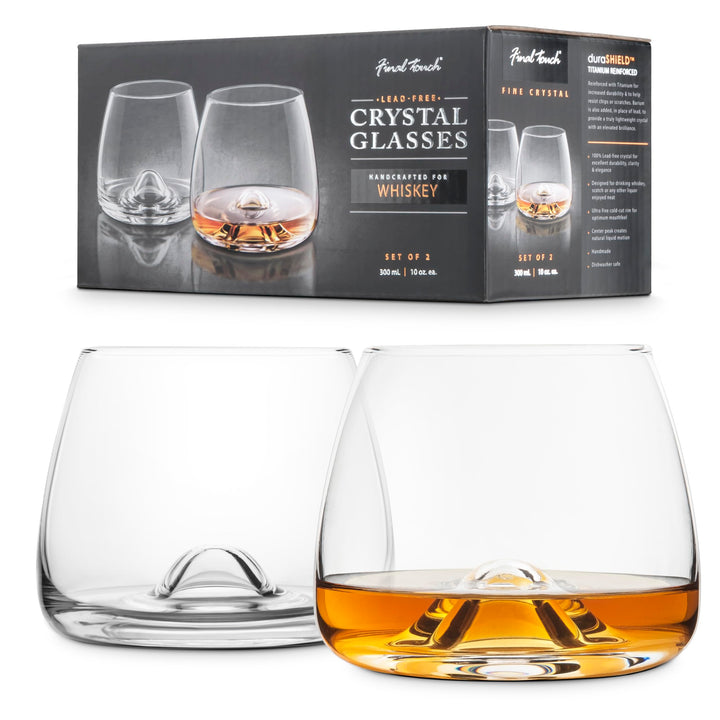 Final Touch 100% Lead-Free Crystal Whisky Glasses Whiskey Gläser Whiskeygläser Kristallglas Hergeste