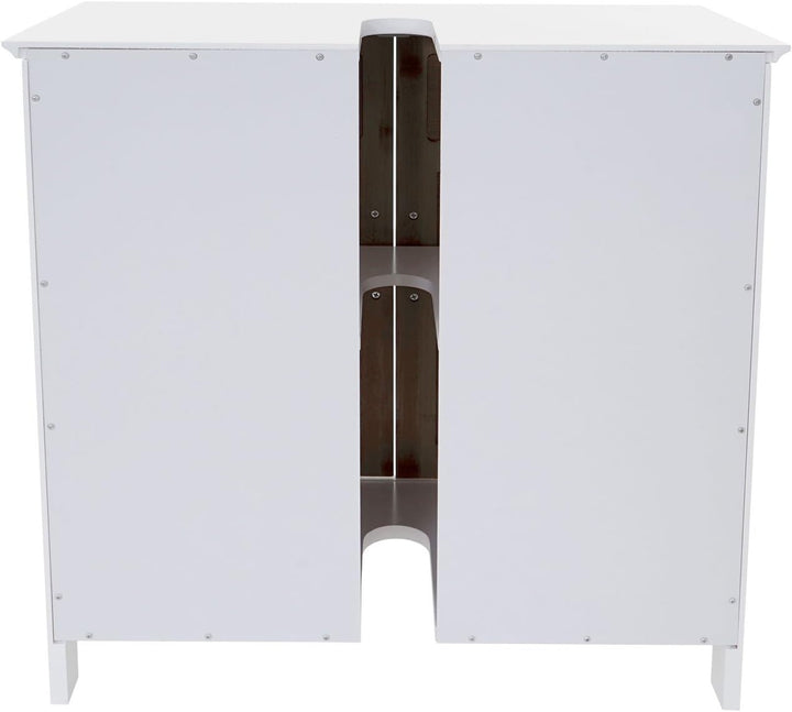 Mendler Waschbeckenunterschrank HWC-A85, Badschrank 60x60x30cm - Bambus, Bambus