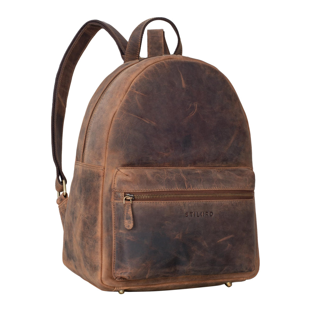 STILORD 'Flynn' Grosser Rucksack Leder XL Lederrucksack für Damen Herren Laptop Rucksack Reiserucksa