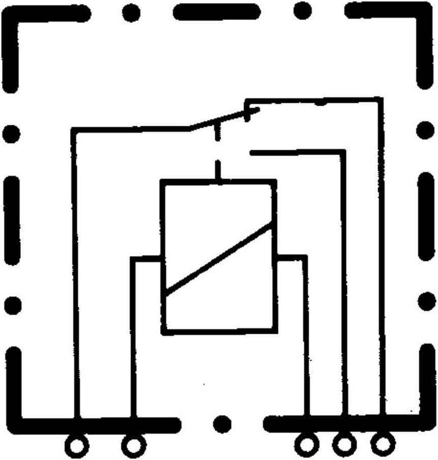 HELLA 4AZ 001 879-041 Blinkgeber - 12V - 3-polig - Anbau - mit Halter & 4RD 933 332-041 Relais, Arbe