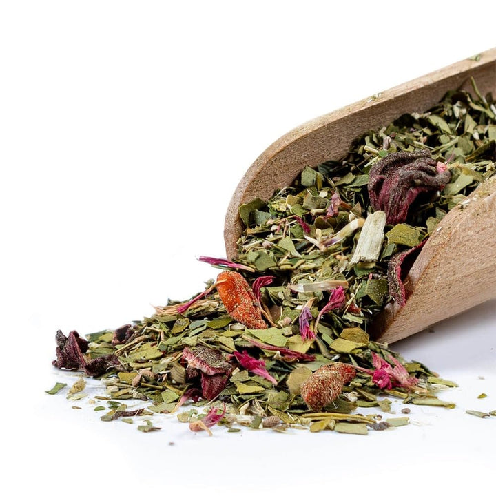 Verde Mate Mate Tee Set Lover's Kiss 400g - Yerba Mate Set für Zwei mit 2x Mate Becher 350ml und 2x