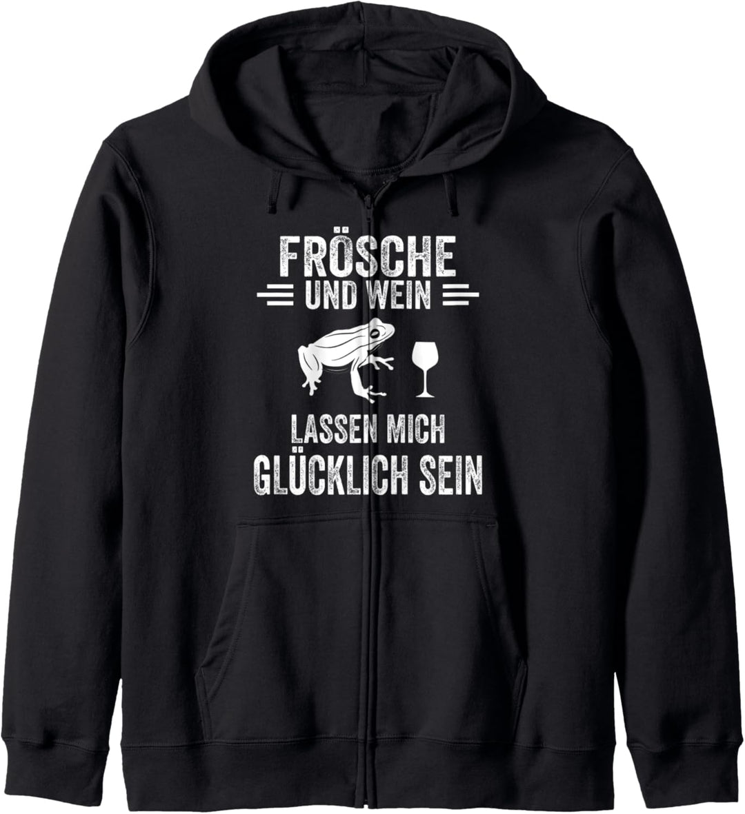 Wein Frösche Kapuzenjacke