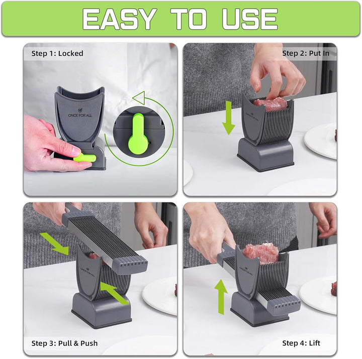 ONCE FOR ALL Einmal für alle Frische Fleisch Slicer Cleaver Küchenmesser Set für Fleisch Schneiden S