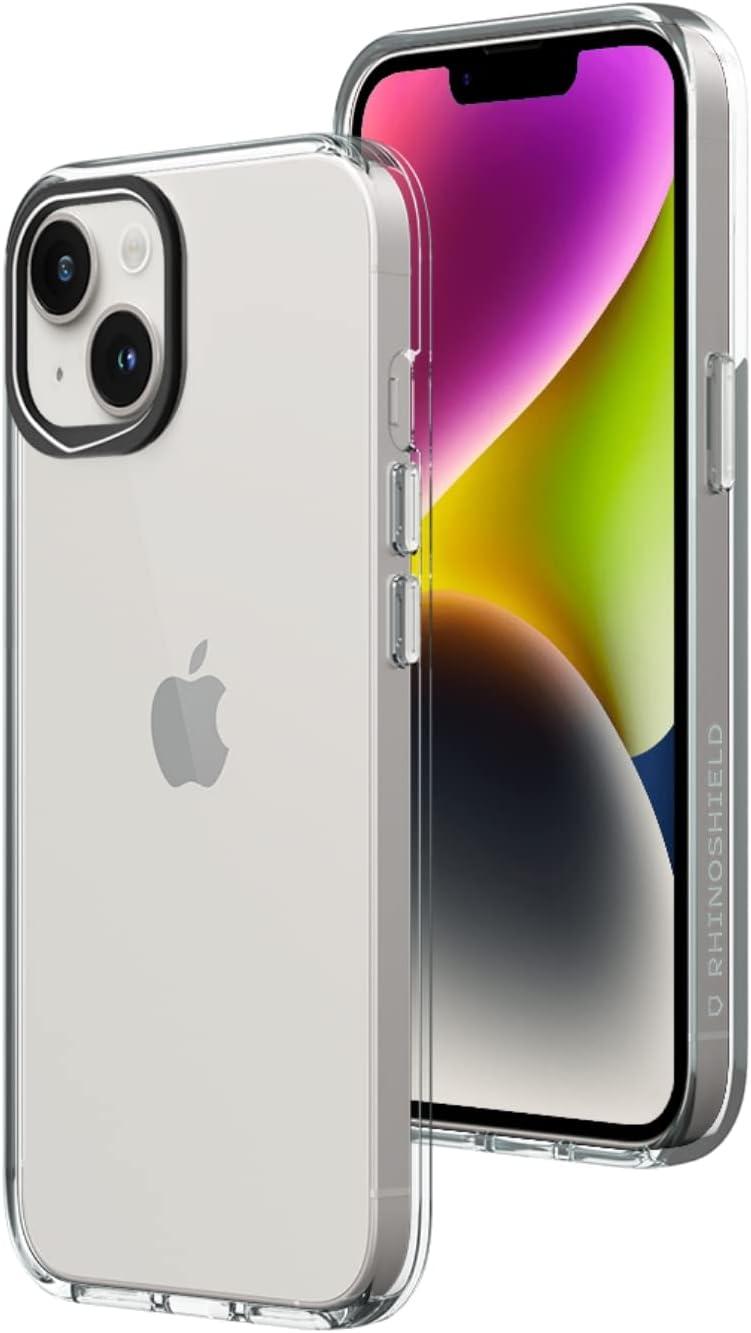 RHINOSHIELD Crystal Clear Case kompatibel mit [iPhone 14/13] | Fortschrittliche Vergilbungsresistenz