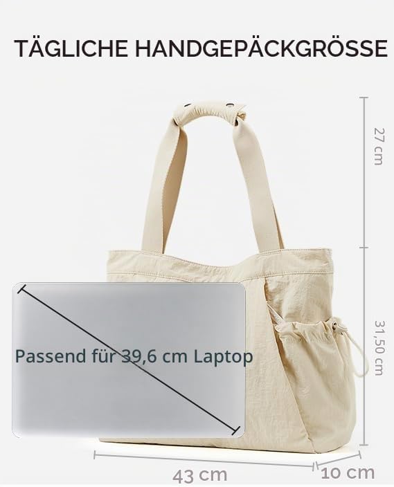 aji Yogatasche, Yoga Tasche mit Nass- und Trockenaufbewahrungstasche und Vielen Fächern, Yogamatte T