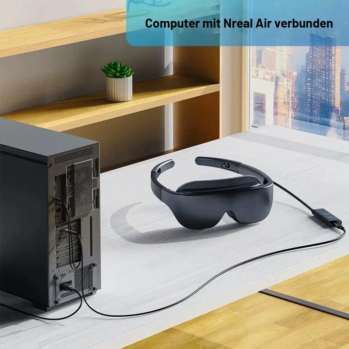 WJESOG HDMI zu USB-C Kabel 6.6ft 4K@60Hz mit USB-Stromversorgung, HDMI-Stecker auf Typ C-Stecker, Ko