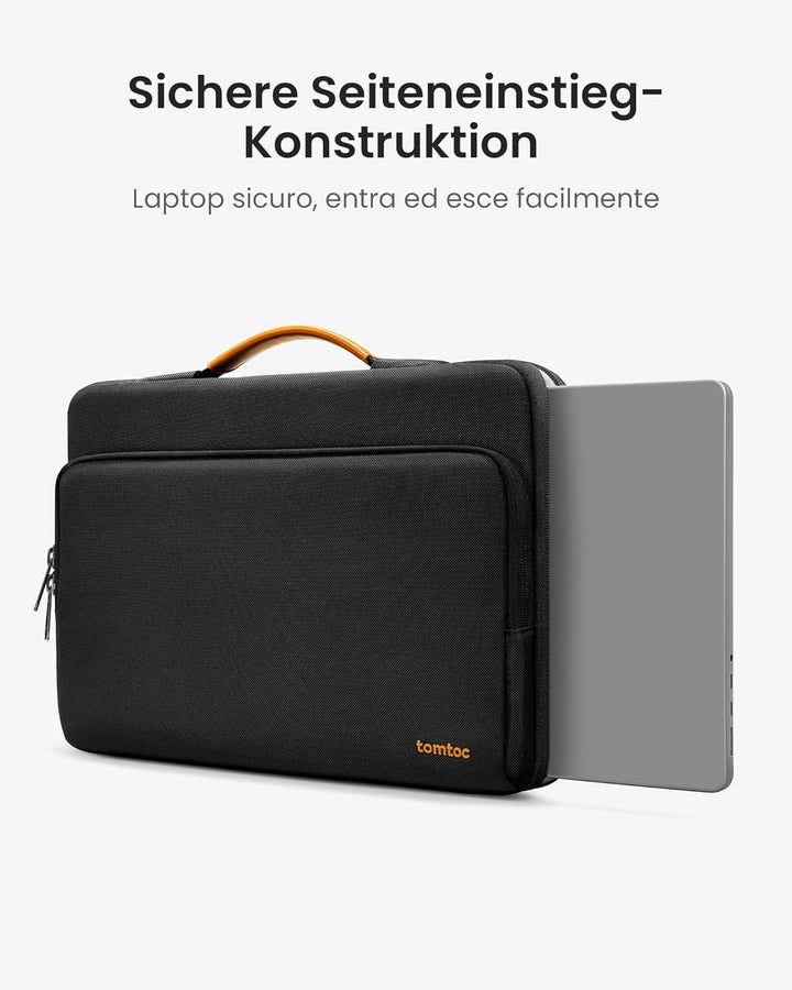 tomtoc 360° Tasche Hülle für 13 Zoll MacBook Air M2/A2681 M1/A2337 2022-2018, 13-Zoll MacBook Pro M2