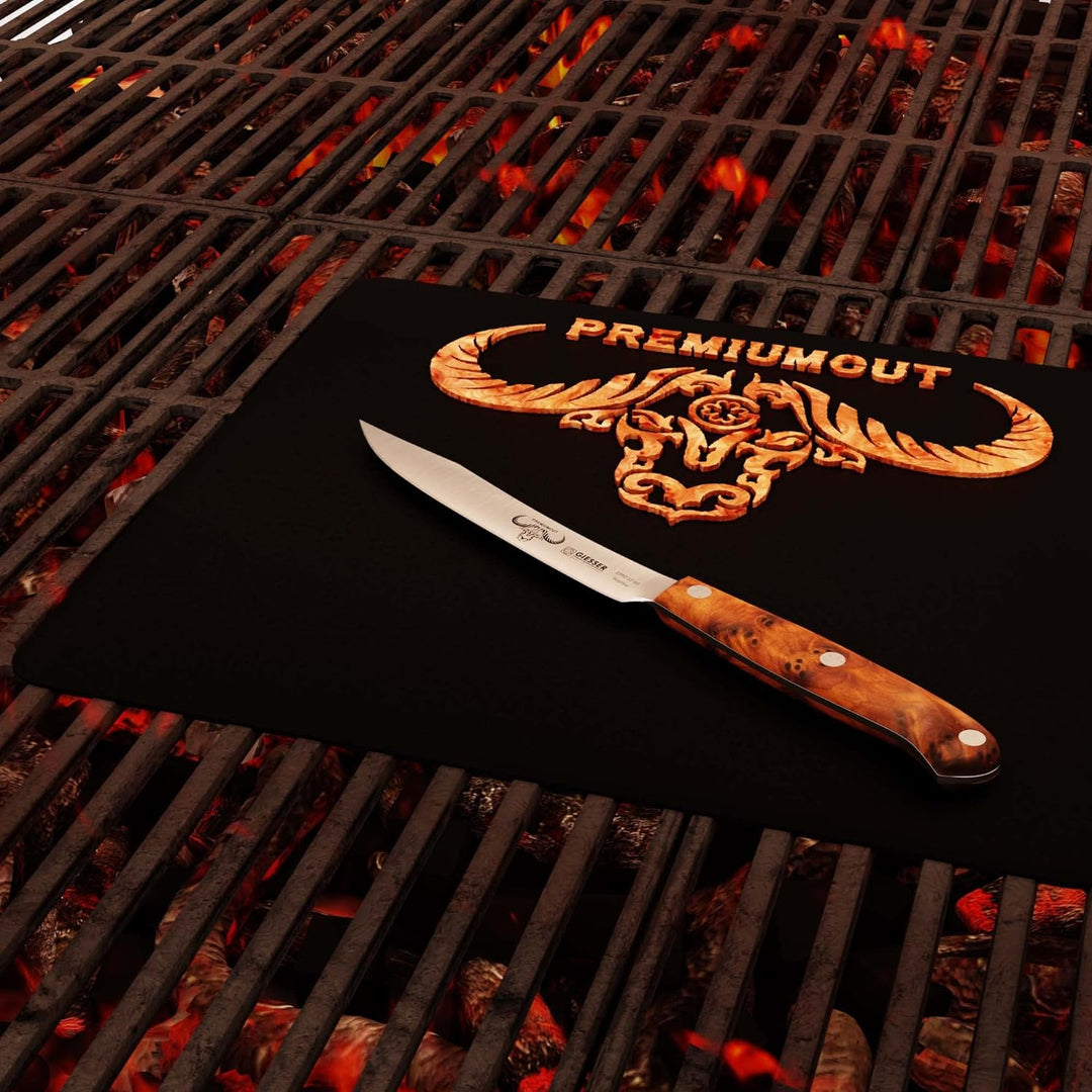 GIESSER seit 1776 - Made in Germany - Steakmesser 12 cm Tree of Life, PremiumCut Steak No 1, Thuja,