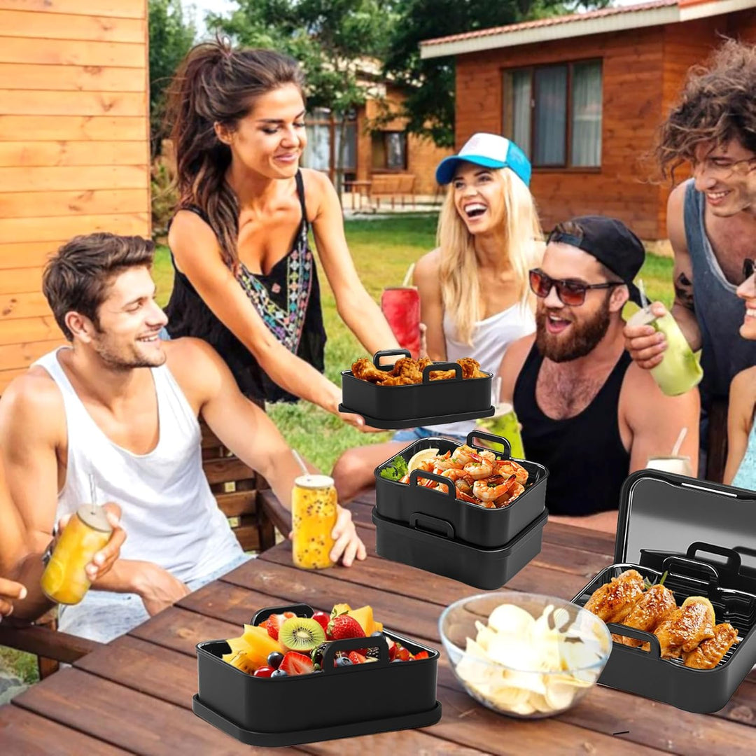 Airfryer Zubehör für Ninja AF400EU AF451EU AF500EU SL400EU AF180EU Philips COSORI 21x16CM Airfryer S