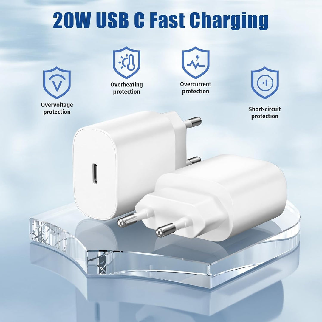 für Apple Watch Ladekabel Original, 20W USB C Ladegerät Schnellladegerät mit Magnet iWatch Kabel 2M