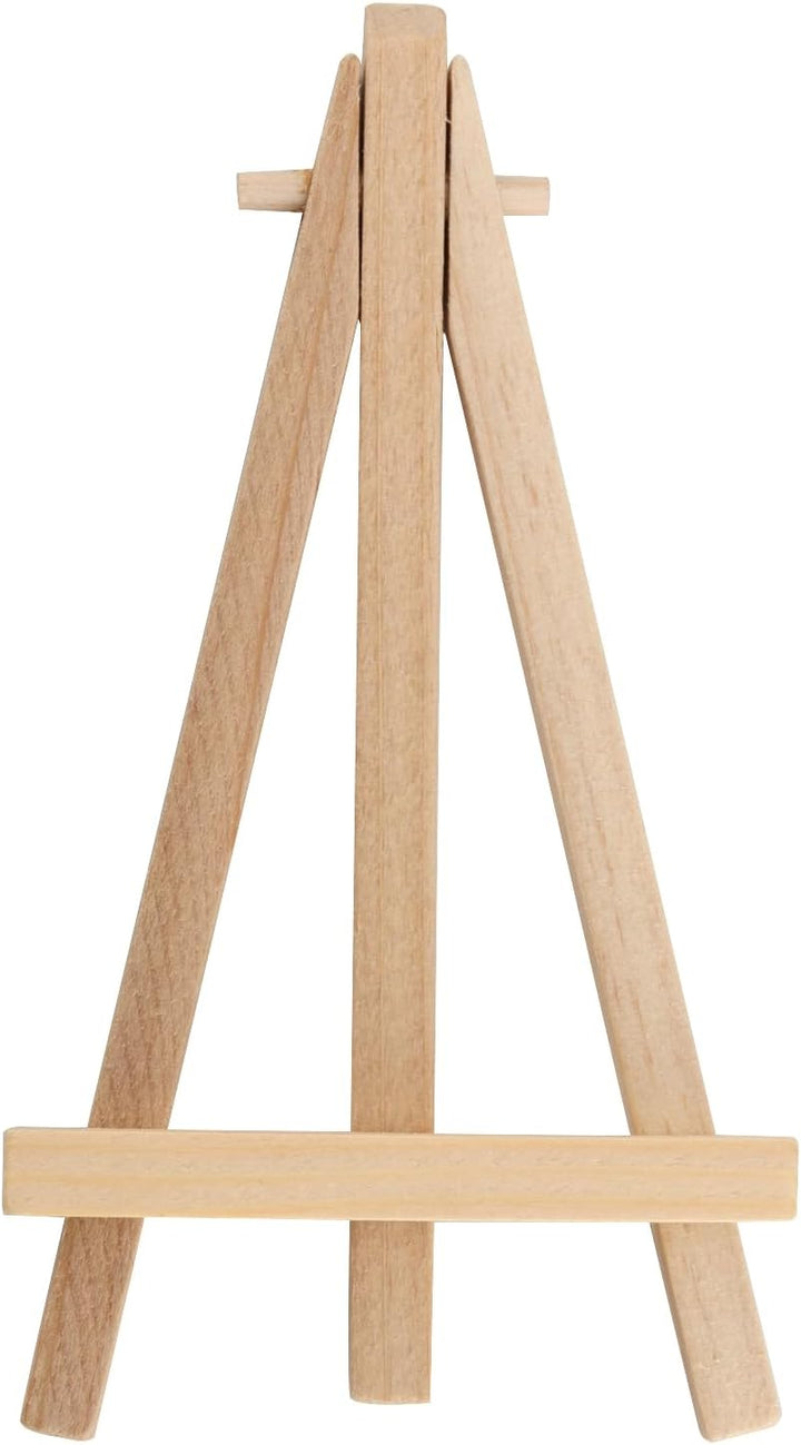 30 Stück 8 x 15cm Mini Staffelei Holz, Klein Staffelei Tischstaffelei Holz Bilderständer, Desktop St