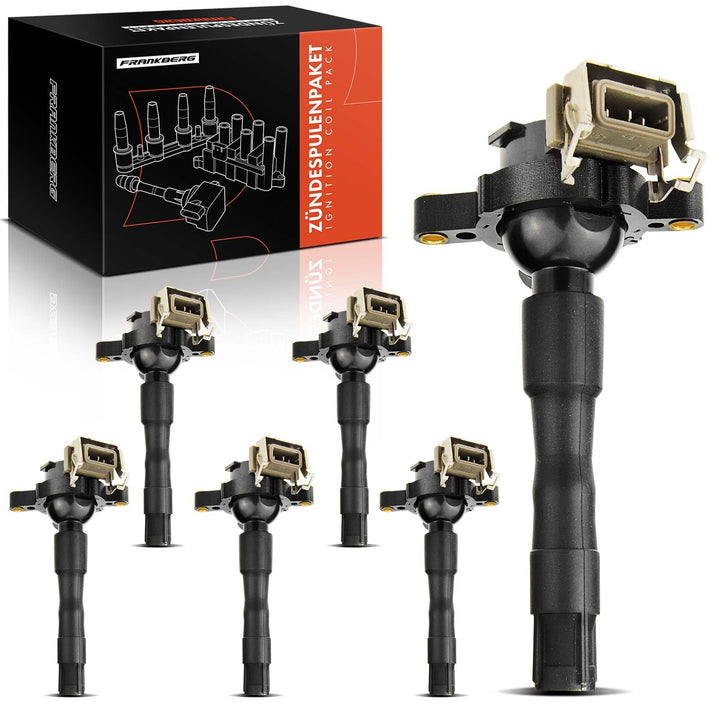 6x Zündspule Zündmodul für 3er 5er 7er E36 E39 E46 8er Z3 Z8 R-a-n-g-e R-o-v-e-r III ZS ZT 75 1993-2
