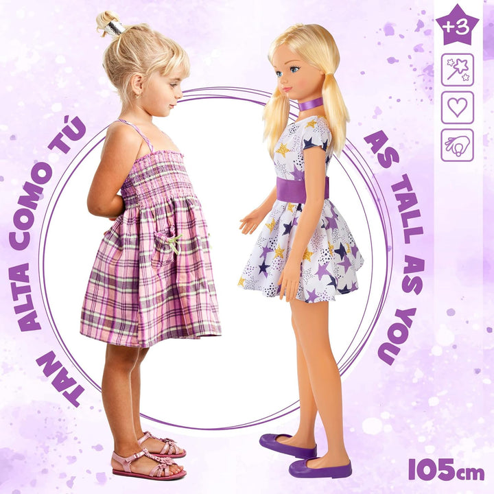 ColorBaby Puppe „Prinzessin“ Puppe 105 cm 105 cm, Puppe 105 cm