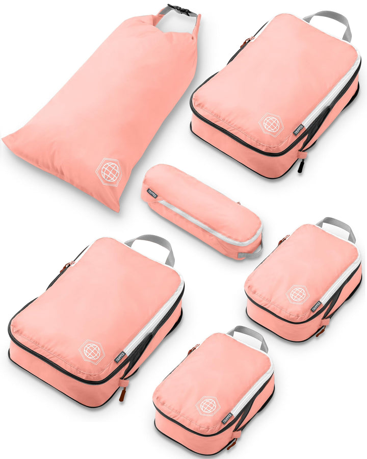 Kompressions-Packwürfel-Set für Reisen – leichter, robuster Kleidung-Organizer für Handgepäck und Ko