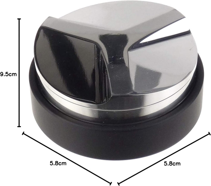 Motta | Coffee leveling tool | Pianacaffè | Kaffeepulver-Verteiler | ø 58,5 mm, Schwarz