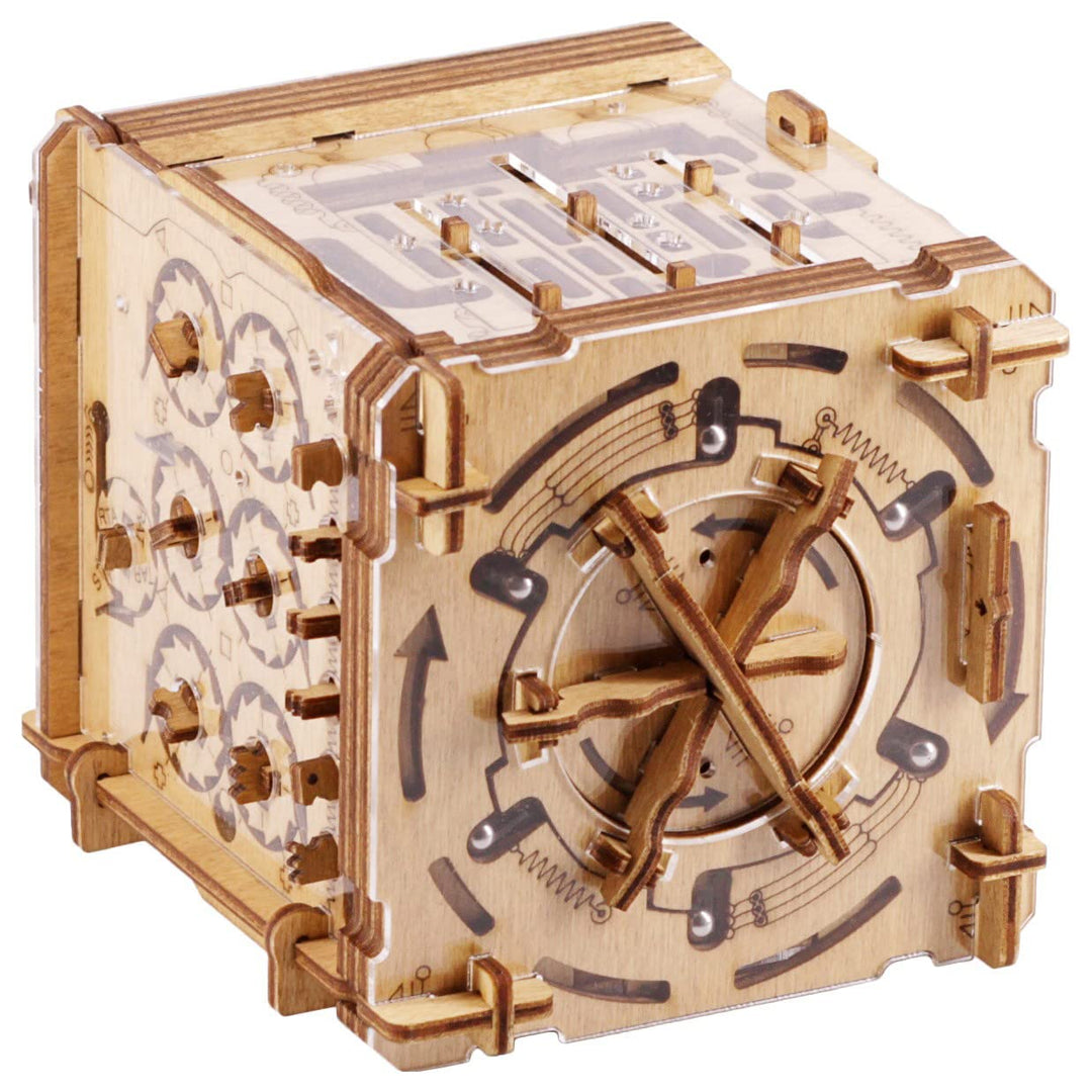 iDventure Cluebox - Cambridge Labyrinth - Escape Room Spiel - 3D Holzpuzzle - Geldgeschenk Puzzlebox