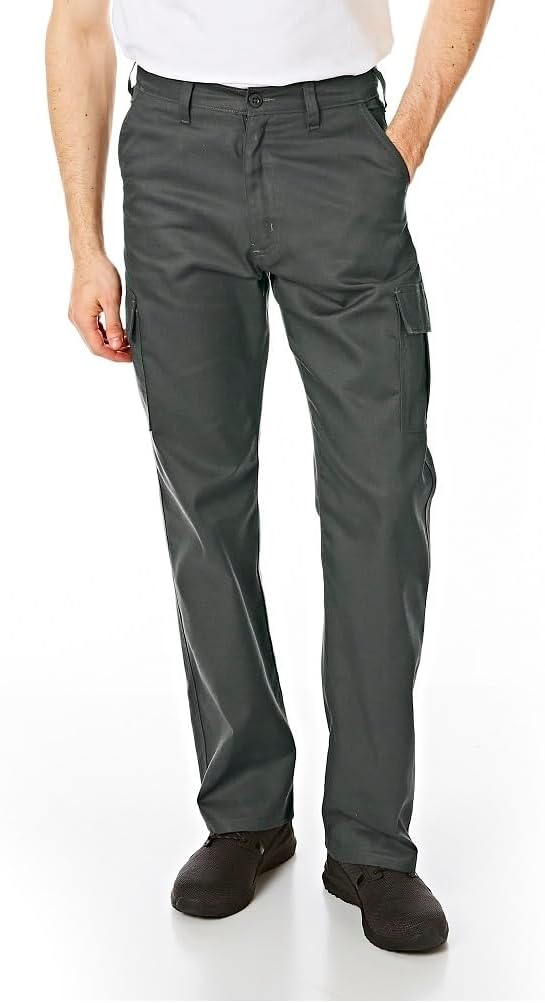 Lee Cooper Herren LCPNT205 robuste und pflegeleichte Arbeitshose mit mehreren Taschen Grau 36W / 33L