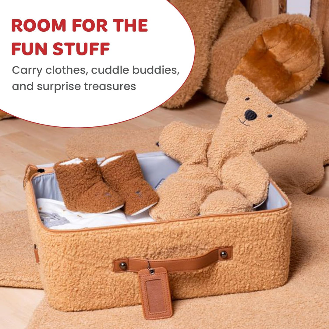 Childhome Koffer für Kinder, Wochenende, Kabinenformat, kompakt, robust, Henkel für Transport, Namen