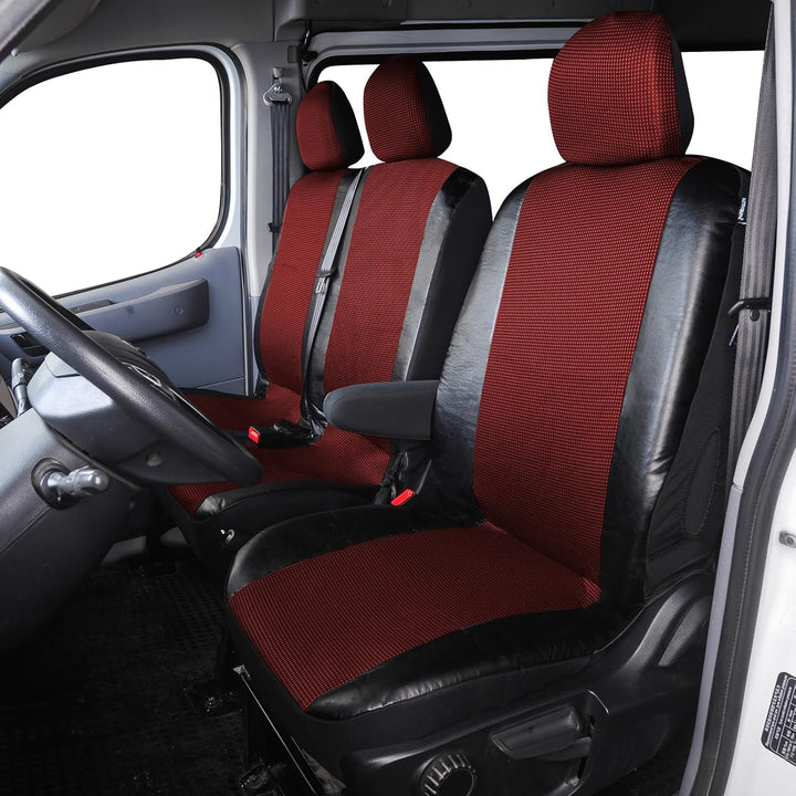 TOYOUN sitzbezüge Auto für Transporter Vordersitze 2+1 Universal Schonbezüge Sitzschoner Auto für Fa