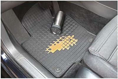 Fussmatten Vorne, Hinten + Tunnel Matte 5er Set für OPEL Corsa F seit 2019 Gummi Gummimatten Vorne,