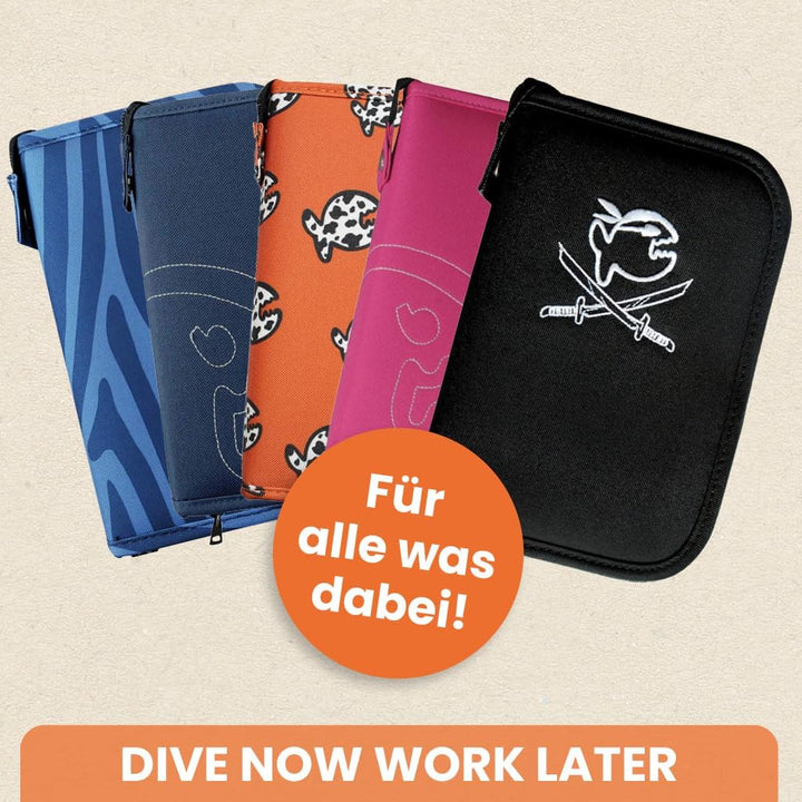 iQ-Company – Logbuch für Tauchen – Robustes Dive Log mit Einlagen – Praktisches Tauch Logbuch – idea