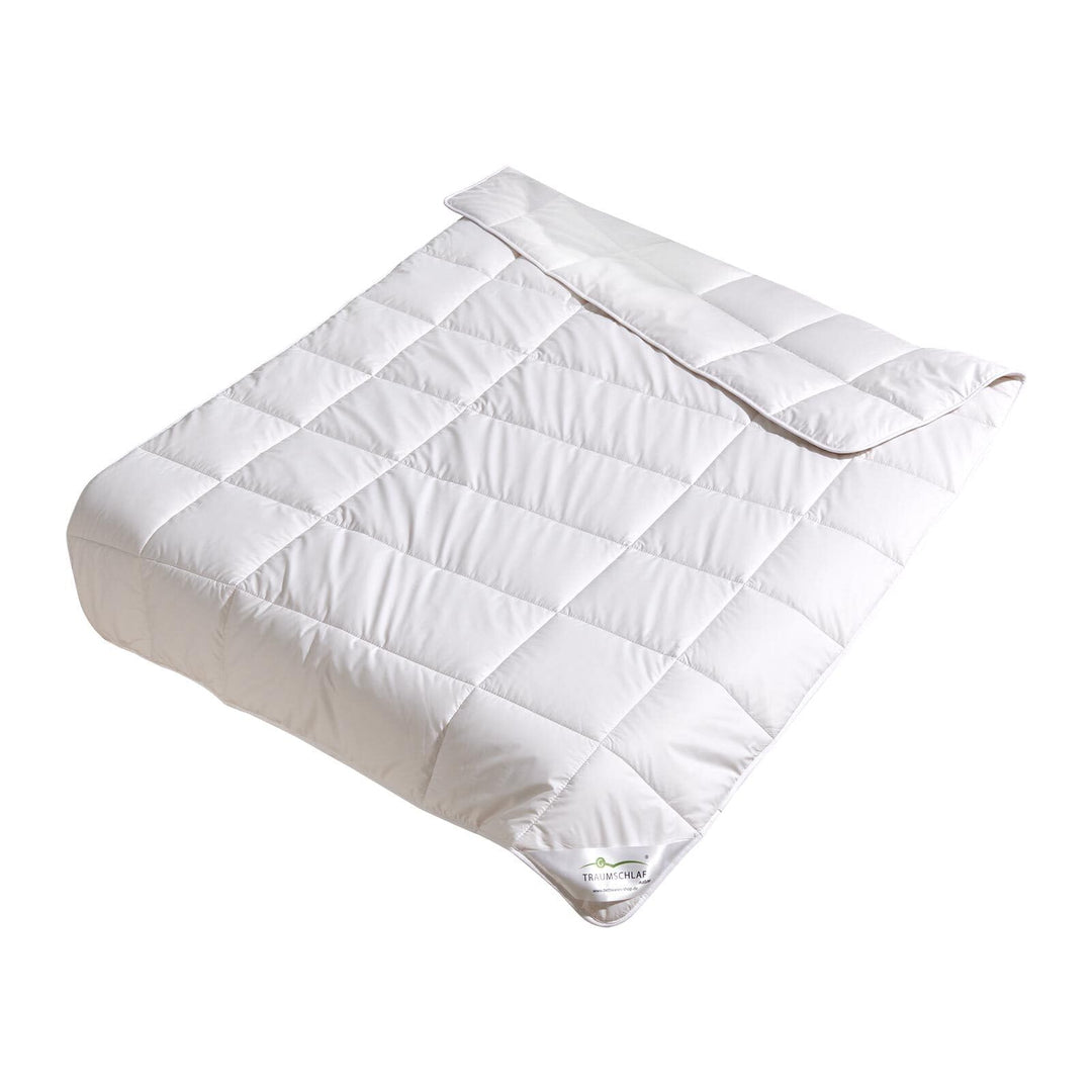 Traumschlaf Alpaka Bettdecke • Ganzjahresdecke mit 100% Alpakawolle • Hochwertige Naturbettdecke • T