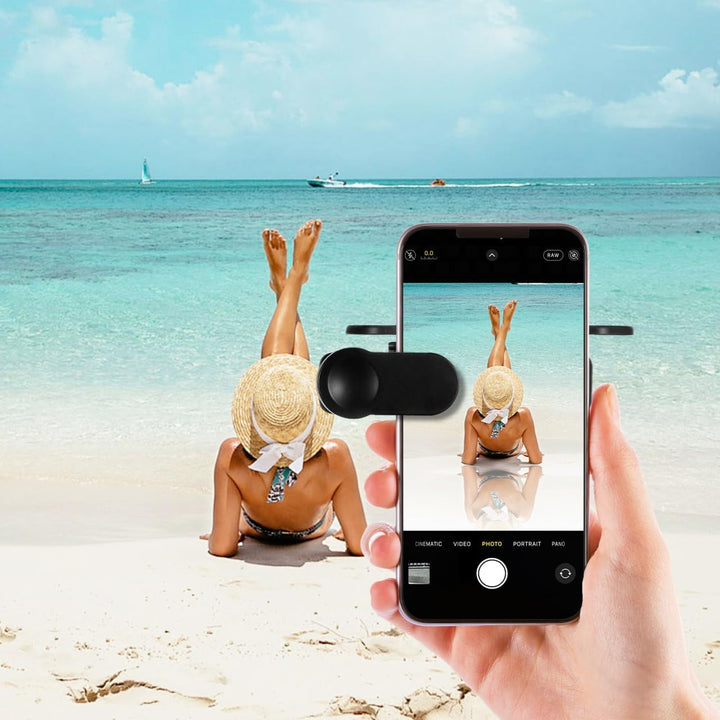 Smartphone Kamera Spiegel Reflexions Clip Set: Handy Spiegelreflektor Verstellbarer Smartphone Spieg