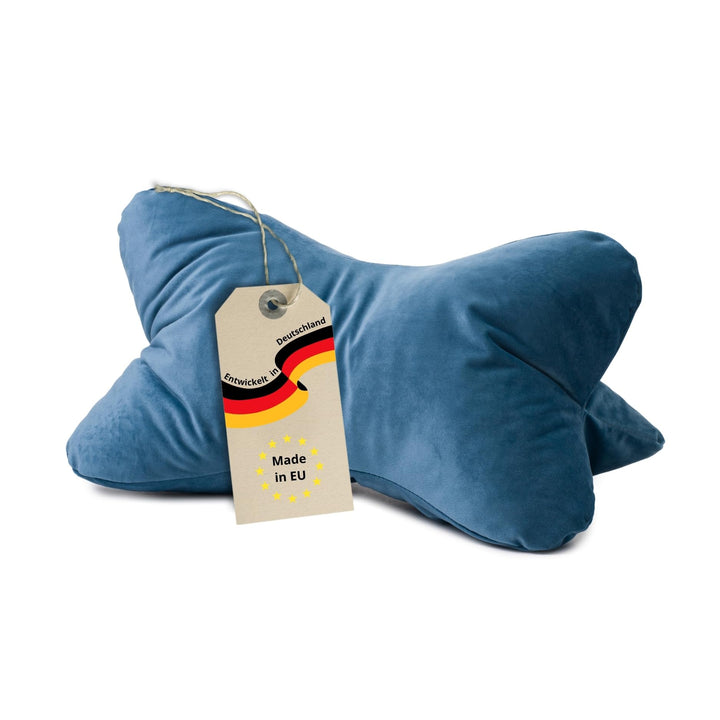 liebling Samt Lesekissen für Bett und Sofa, Bücherkissen, Lesehilfe, 40x25 cm, Leseknochen, Serie Ne