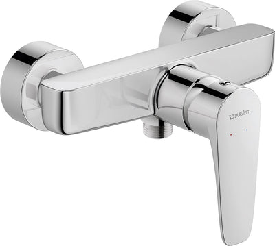 Duravit B.1 Duscharmatur Aufputz für 1 Verbraucher, Einhebel-Brausemischer mit Keramikmischsystem, c