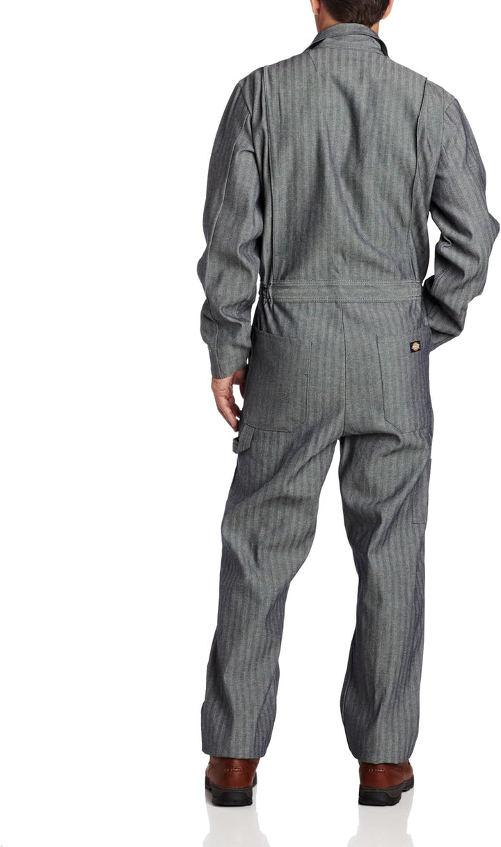 Dickies Gestreifter Overall für Herren, gross und hoch, Fischer-Motiv, M