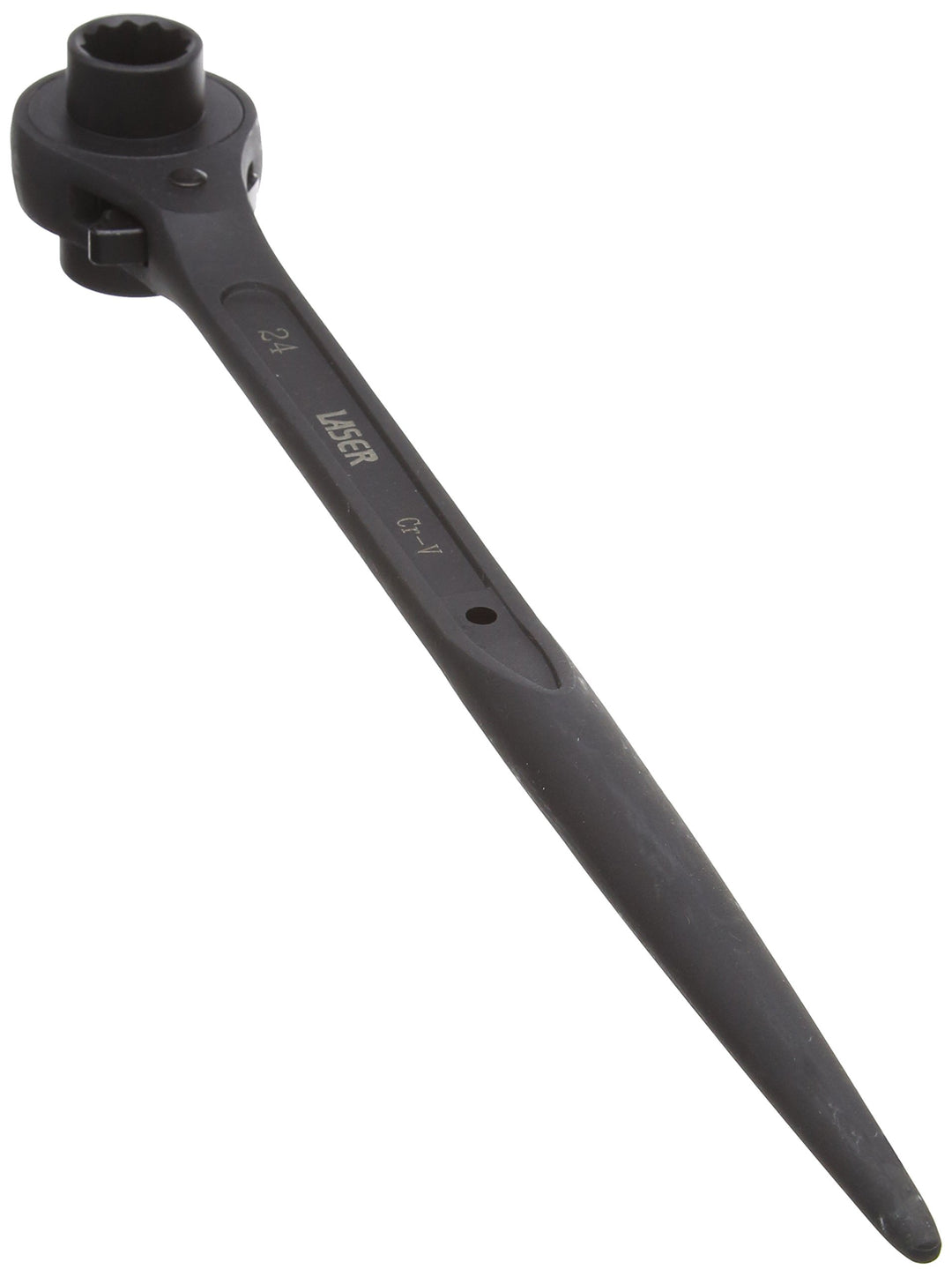 Laser 0177 Laser 0177 Ratschenschlüssel mit Konischem Griff, 24 mm 30 mm Einzelschlüssel: 24 mm x 30