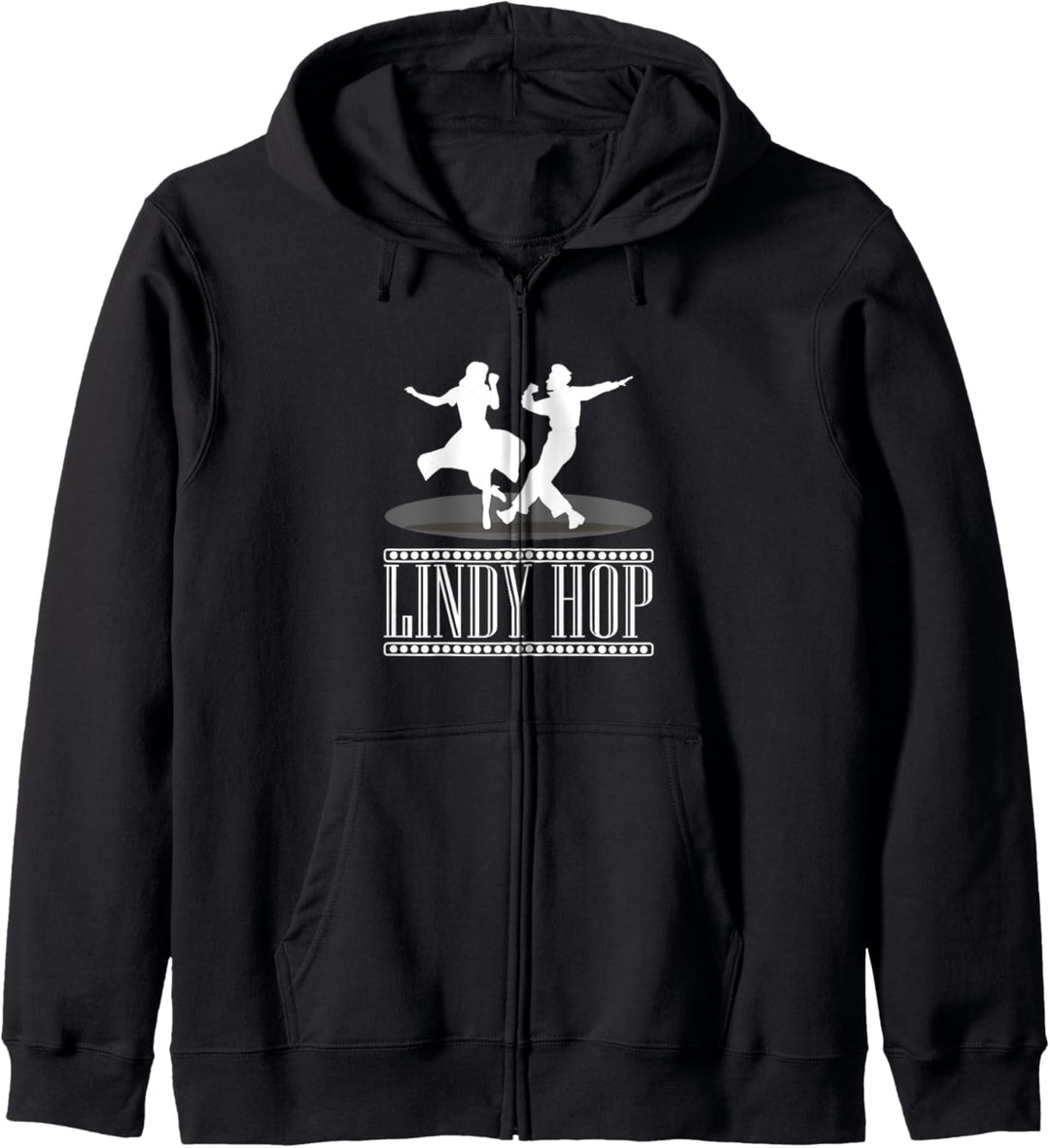 Swing Lindy Hop 40er Jahre Paar Paar Tanz Kapuzenjacke