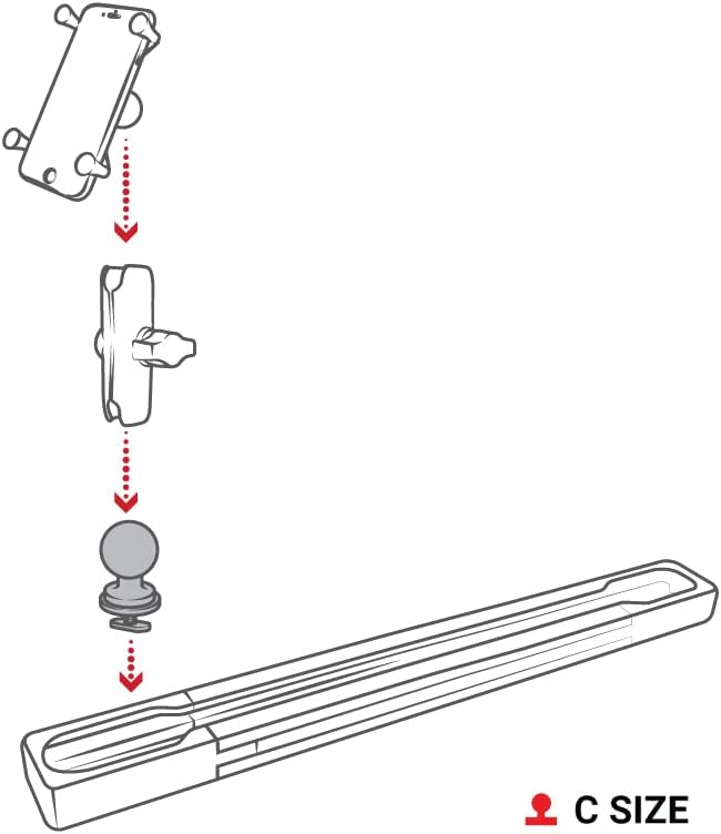 RAM Mounts RAM 1.5Inch Track Ball with T-Bolt Attach, RAP-354U-TRA1 (T-Bolt Attach)