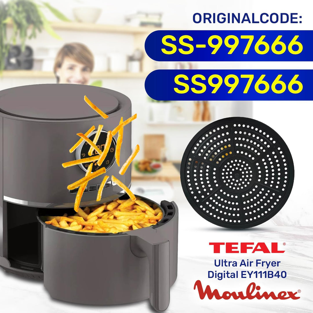 MONTERAL Airfryer Gittereinsatz mit Gitter für Fritteuse mit dem Originalcode SS-997666 SS997666 für