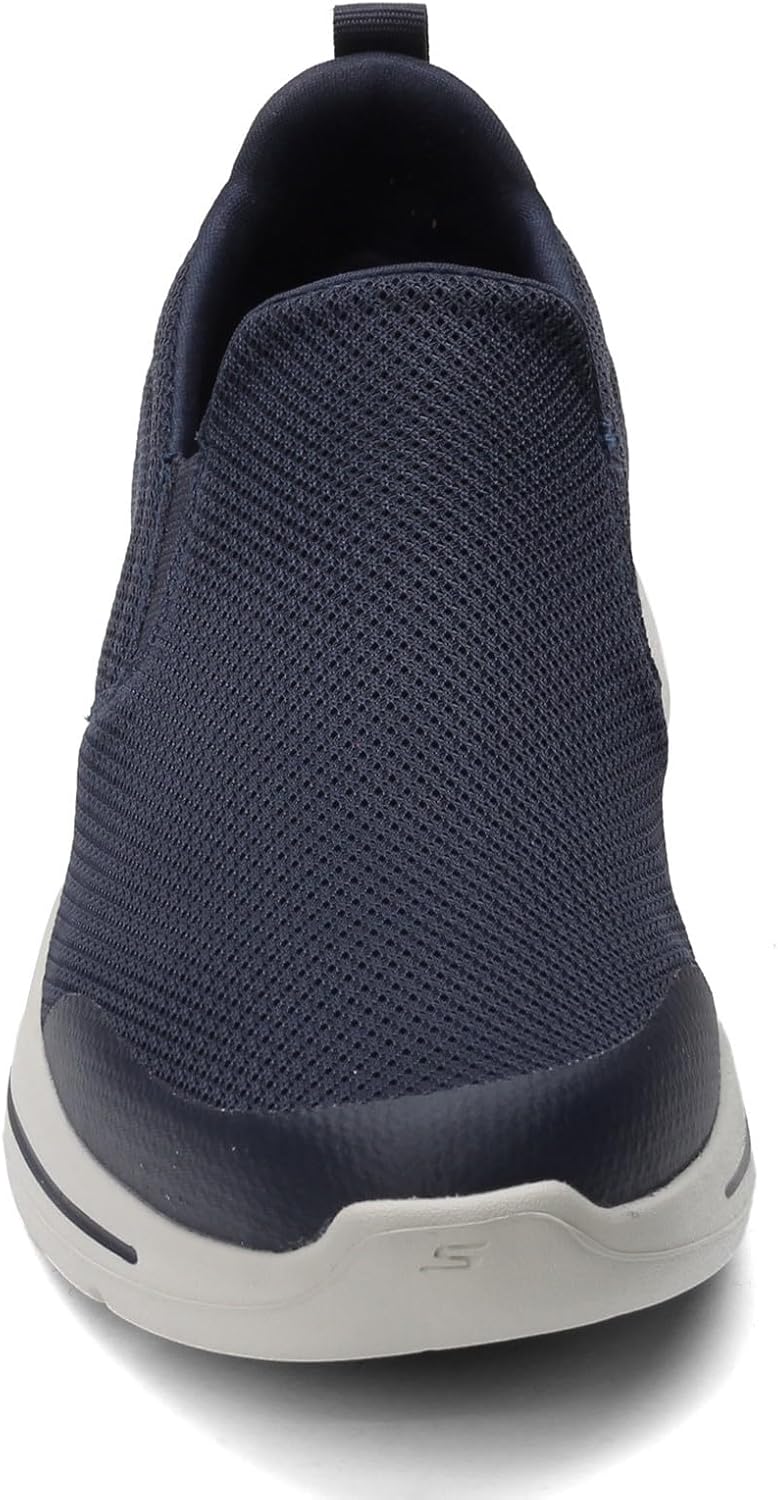 Skechers Herren Go Walk 6 Sneaker 45.5 EU X-Weit Marineblau Grau, 45.5 EU X-Weit Marineblau Grau