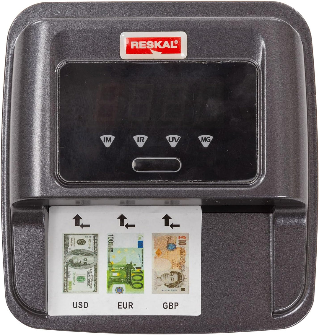 Mobiler elektronischer Geldscheindetektor EUR-USD-GBP