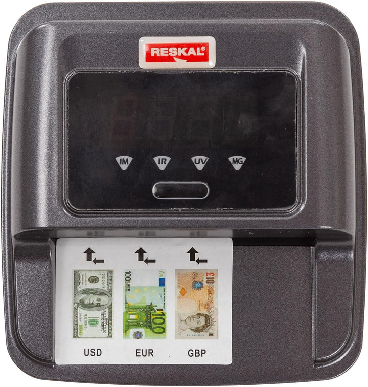 Mobiler elektronischer Geldscheindetektor EUR-USD-GBP
