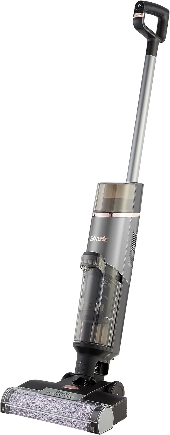 Shark HydroVac Kabelloser Hartbodenreiniger mit antimikrobieller Bürstenrolle, Mehrzwecklösung geruc