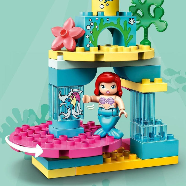 LEGO 10922 DUPLO Disney Princess Arielles Unterwasserschloss mit Arielle der kleinen Meerjungfrau Mi